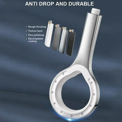 Bathroom Shower Head Pressurized Hand-held Shower Head Large Panel Pressurized Shower Accessories Bathing Tool