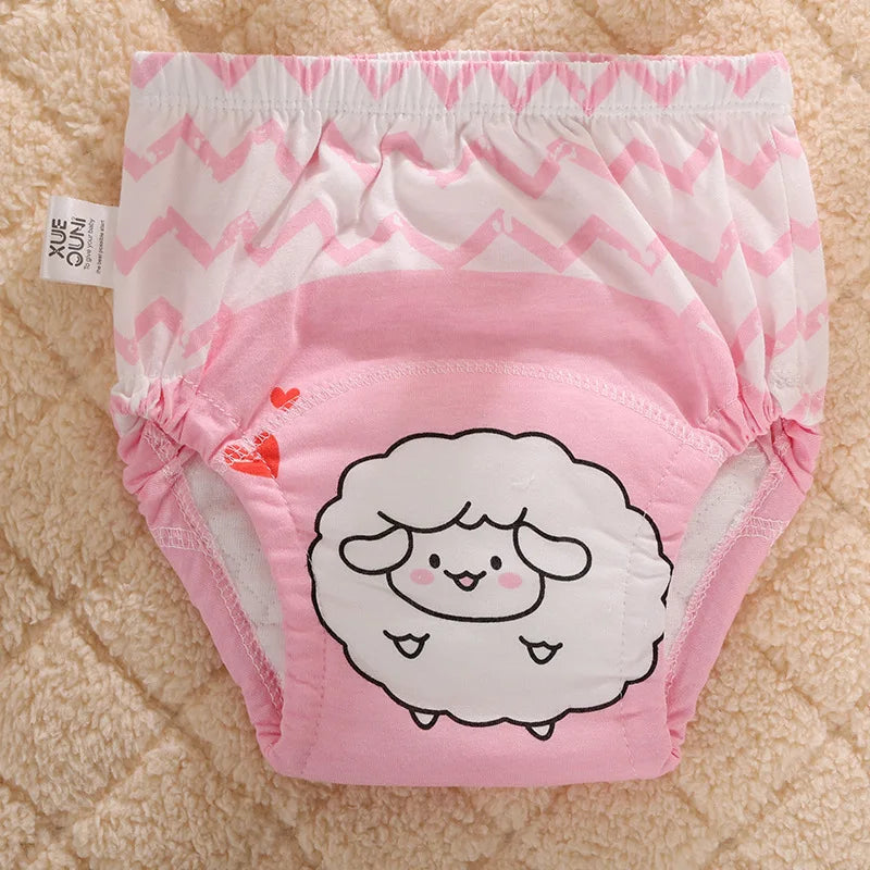 Baby Waterproof Diapers Pee Shorts Underwears Reusable Soft Ecological Cotton Toddler Potty Training Pants For Boys Girls