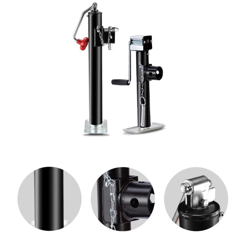 5000lbs 10inch Top Swivel Weld-on Trailer Jack Camper RV Parts Caravan Accessories Stands Support Legs Corner Steady Boat Jack