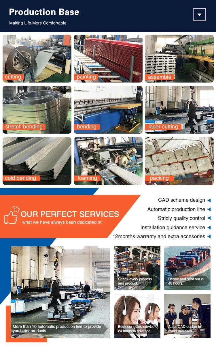 Modern style automatic steel and wood combination elevated garage door windproof and anti-theft household finished surface
