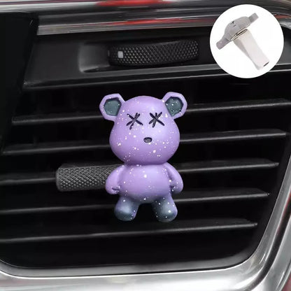 Bear Car Air Freshener Outlet Vent Perfume Clips Fragrance Conditioning Aromatherapy Perfume Clip Car Interior Decoration