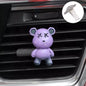Bear Car Air Freshener Outlet Vent Perfume Clips Fragrance Conditioning Aromatherapy Perfume Clip Car Interior Decoration