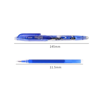 Pilot Erasable Gel Pen Magic Blue Black Red Ink 0.5mm Erasable Refill Rods Japanese Stationery Office School Writing Supplies