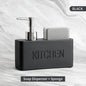 Modern kitchen accessories Soap Dispenser Set Liquid hand soap dispenser pump bottle brushes Holds and Stores Sponges Scrubbers