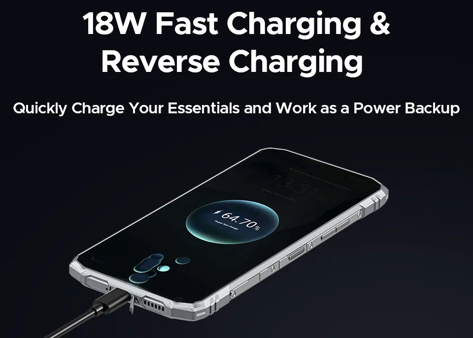 DOOGEE Blade10 Ultra Energy Rugged Phone Gemini AI 10.7mm Ultra-thin 6150mAh Battery Android 15 Widevine L1 Smartphone NFC
