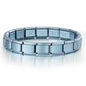GEMOSA 9mm Width Italian Charm Bracelet Fashion Stainless Steel Bangle Elastic Link Chain High Quality Factory DIY