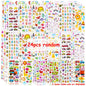 12/24pcs 3D Cartoon Bubble Stickers More Than 100+ Styles Random DIY Decoration Graffiti Stickers for Diary Luggage Laptop