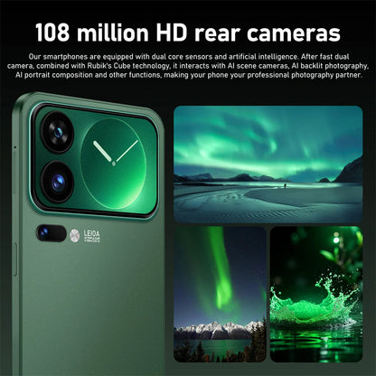 New Smartphone 5G 7.3HD For M17 Pro Max Dual Sim Card 22G+2TB Cheap Cell Phone Android Smart Mobile Phones Unlocked 8000mAh