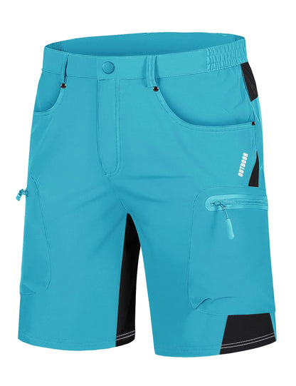 TACVASEN Men's Lightweight Shorts Outdoors Hiking Fishing Short Pants with Multiple Pockets Quick Dry Summer Work Cargo Shorts