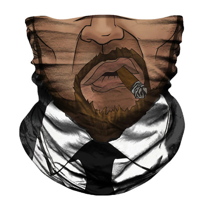 Seamless Snood Bandana Multifunctional Headwear Outdoor Sports Sun Protection Cycling Scarf Fishing Halloween Unisex Neck Mask