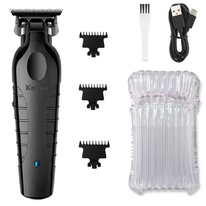 Kemei 2299 Professional Electric Barber Hair Trimmer For Men Beard Hair Clipper Cordless hair cutting machine rechargeable,0mm