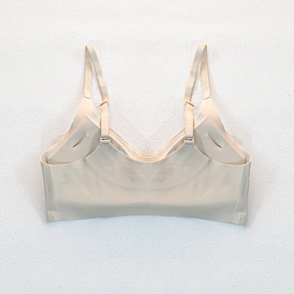 Soft Support Seamless Underwear Comfortable Gathering No Steel Ring Collection Light Thin Breathable Bra Style