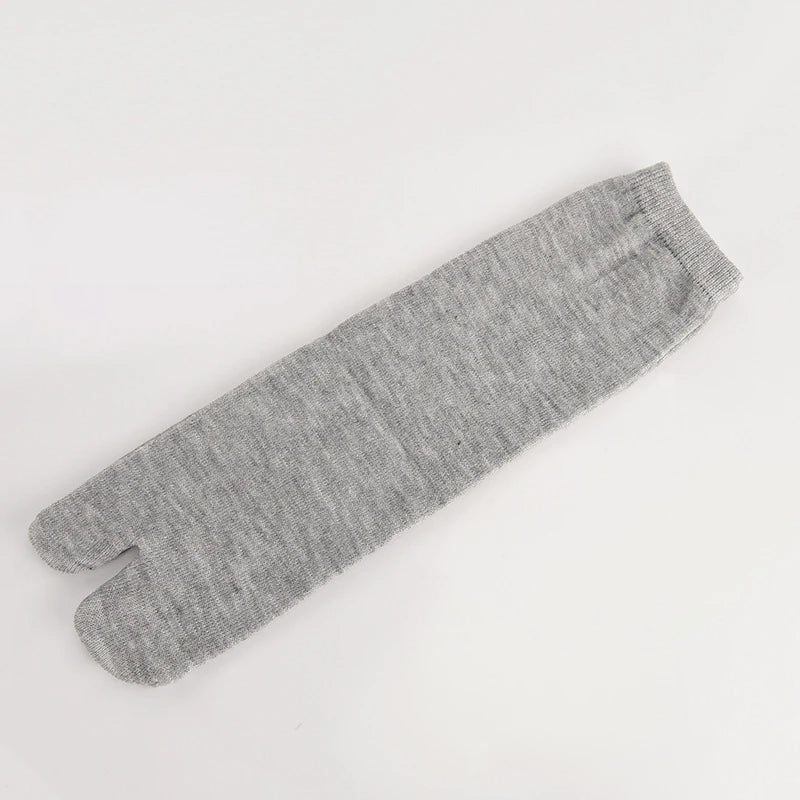 3pairs Unisex Split-Toe Socks Women'S Comfortable Sweat-Absorbent Breathable Two-Toe Sock Easy Solid Color Men'S Boat Sox