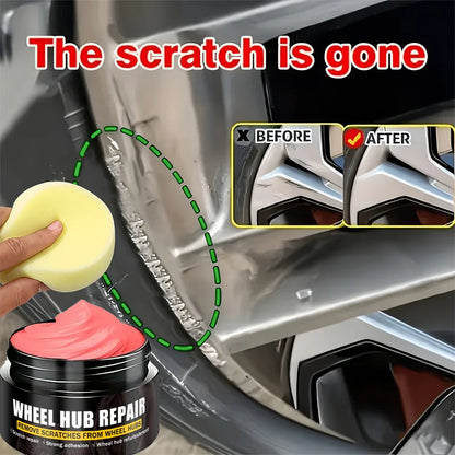 Wheel Rim Repair Kit – Alloy Wheel Scratch Repair And Surface Restoration Kit, Easy Solution for Fixing Scratches, Curb Damage A