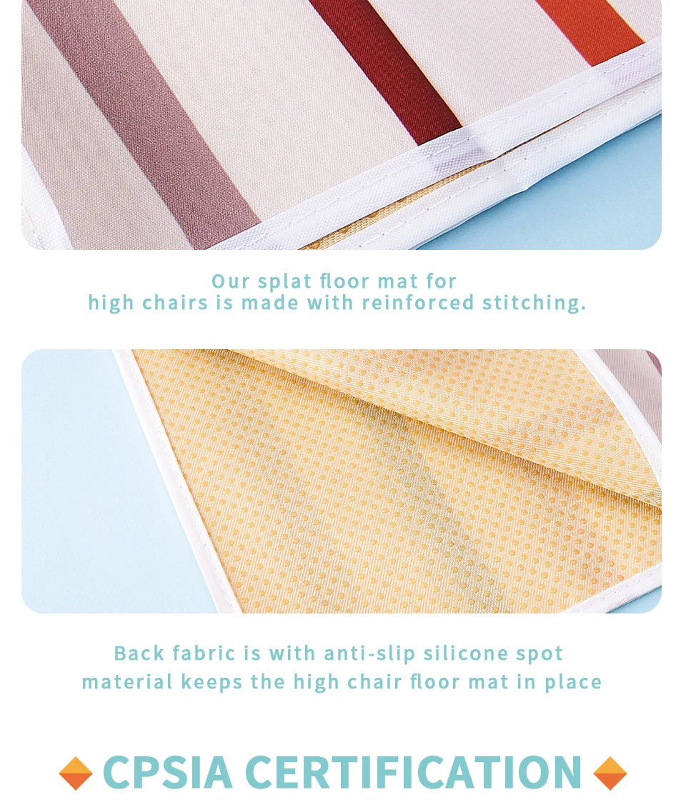 Happy Flute Baby Play Mat, Baby Crawling Mat Portable Waterproof , Anti-Slip Folding Mat Playmat For Baby Indoor Or Outdoor Use