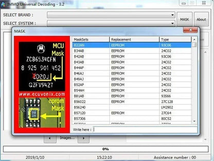 Newest EDC IMMO SERVICE TOOL V1.2 Car Repair Software PIN CODE EcuVonix Decoding V3.2 Immo Off CALCULATOR BSI VDO DASHBOARD
