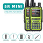 Baofeng UV 5R Mini Walkie Talkie One-click Frequency Matching Bluetooth Programming Frequency Dual PTT Band AM/FM Camping