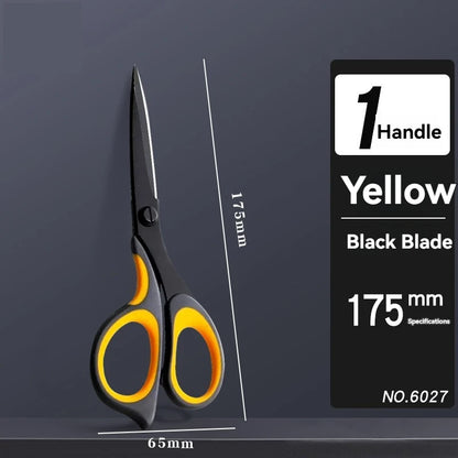 Deli-Stainless Steel Anti-Stick Scissors, Alloy Stationery, School Supplies, Office, Student, DIY, Hand Craft, 175mm