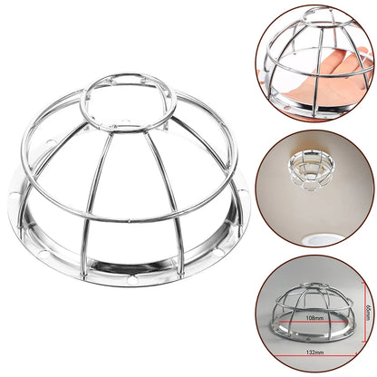 1/2pcs Iron Smoke Detector Protective Cover Sprinkler Cage Bracket Fire Covers Home Bathroom Kitchen Accessories Protect Parts