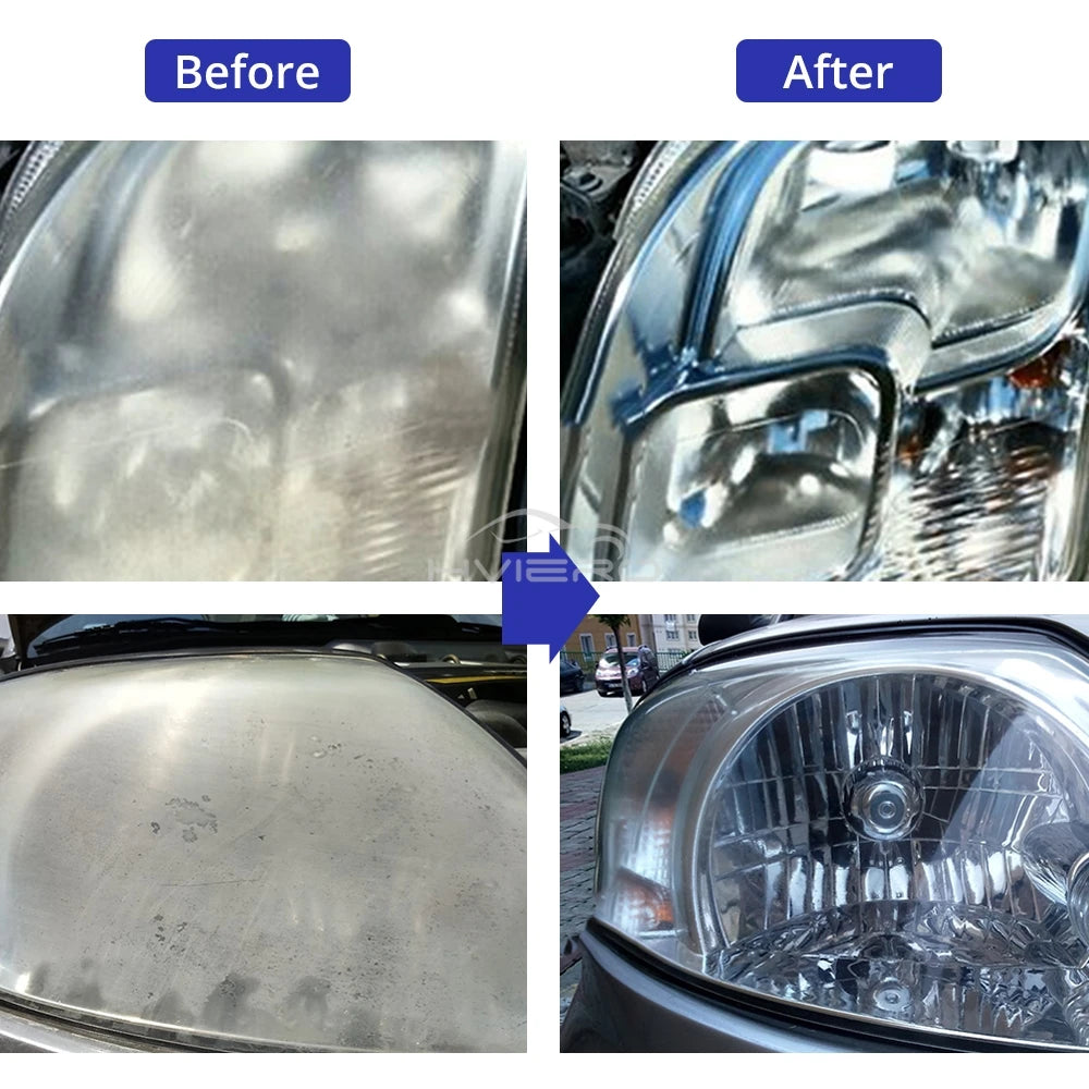 Car Headlight Scratch Repair fog Remover 10/30/50ml Light Cleaner Automotive Restoration Kit Polishing Cleaning Maintenance tool