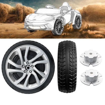 33CM/13'' 25CM/10'' PU Solid Rubber Tire for Children Electric Ride on Toy Car Power Wheels ﻿Alligator Tires Wheels Upgrade Part