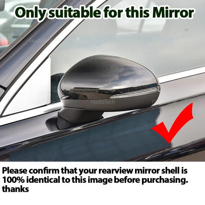 For Mercedes-Benz W177 V177 C118 X118 2018-2023 Black Carbon Fiber Car Rear View Door Wing Side Mirror Cover Caps Shell Case