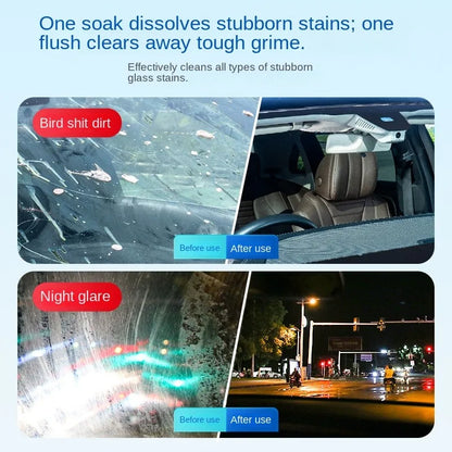 Solid Cleaner Car Windscreen Cleaner Effervescent Tablet Auto Wiper Glass Solid Cleaning Concentrated Tablets Detergent