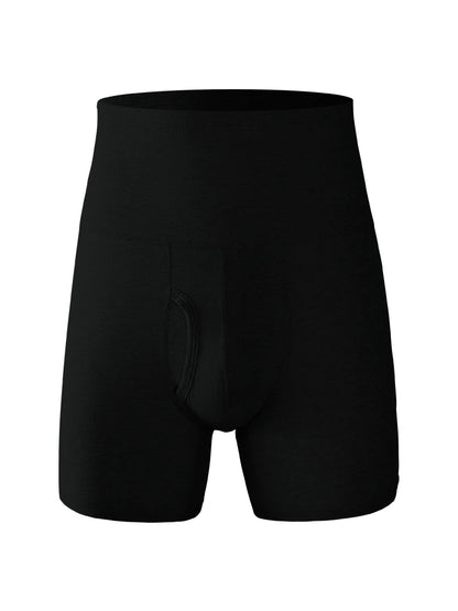 Men's underwear Men's cotton high waist belly large size lengthening anti-wear leg plus fat warm sports boxer shorts
