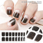 1Sheet Cured Gel Nail Strips Sticker Long-Lasting Nail Polish Strips Wraps Full Cover Gel Nail Art Stickers UV/LED Lamp Required