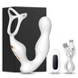 Prostate Massager Vibrator Sex Toy for Men Anal Butt Plug Rechargeable 360 Rotating Head Remote Control Penis Ring Waterproof