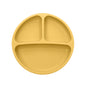 Baby Silicone Suction Cup Bowl Cute Bear Design Macaron Color 100% Food Grade Silicone BPA Free Double plate design for meals