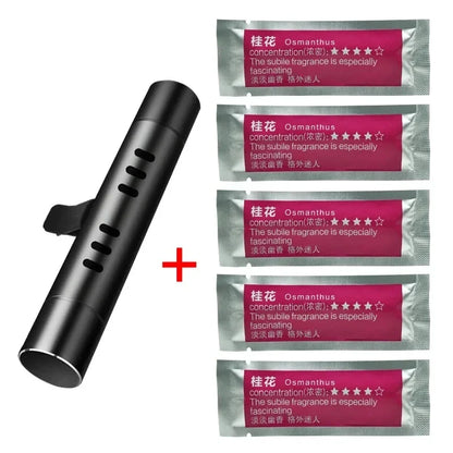 5/6/10/24pcs Air Freshener Smell Car Vent Perfume Flavoring Auto Interior Accessorie Custom Styling Remove Odors Aroma