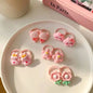10pc Mini Baby Hair Band Kawaii Cartoon Floral Animal Elastic Hair Rope for Toddler Girl Small Tumb Hair Band Lovely Headwear