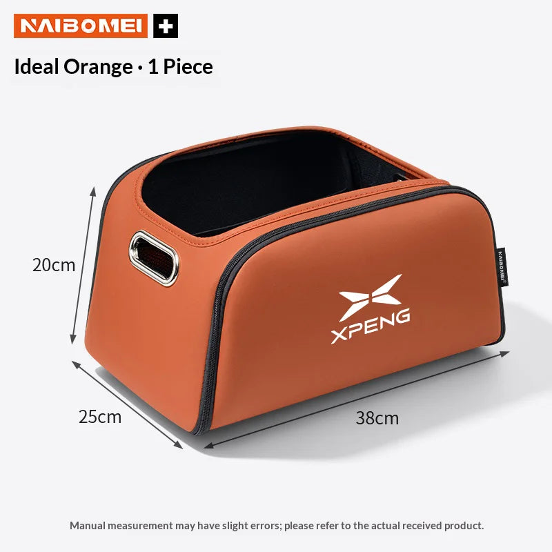 Car Trunk Organizer Box Storage Bag with Built-in Pocket For Xpeng P7 G9 G6 P5 X9 G7 N5 E29 G3 P7+ MONA M03 Auto Accessories