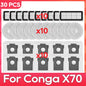 Fit For ( Conga X70 / Deerma X80 ) Replacement Parts Accessories Main Side Brush HEPA Filter Mop Pad Dust Bag