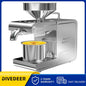DIVEDEER New T1 Temperature Control Stainless Steel Hot and Cold Household Intelligent Small and Medium-sized Oil Press Machine
