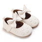Cute Lace Baby Princess Shoes for Spring And Autumn 0-18M Infant Girls Anti-Slip Rubber Sole Bow Detail Anti-Slip Footwear