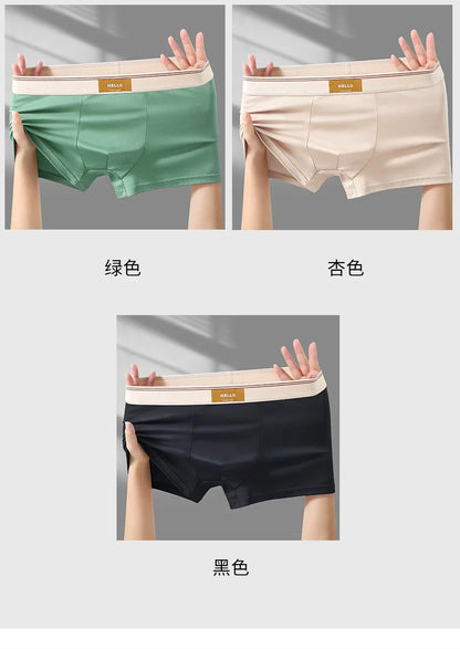 Underwear Man 2025 briefs mid-waist quadrangle pants loose XXXXL underpants men's boxer briefs confirtable clothing