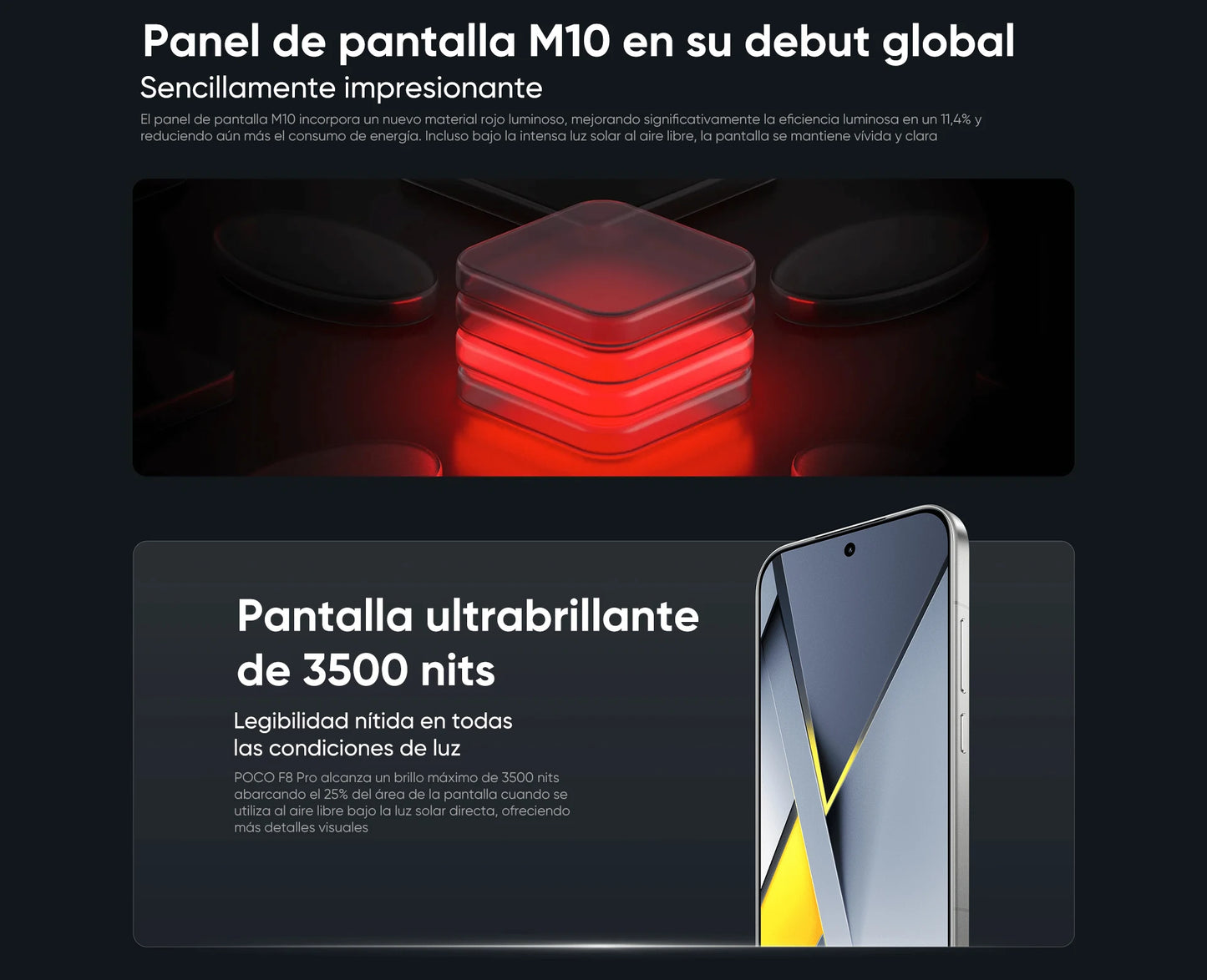 Global Version POCO F8 Pro 5G Smartphone Snapdragon® 8 Elite 6.59" Eye-care AMOLED display 6210mAh 100W HyperCharge IP68 NFC
