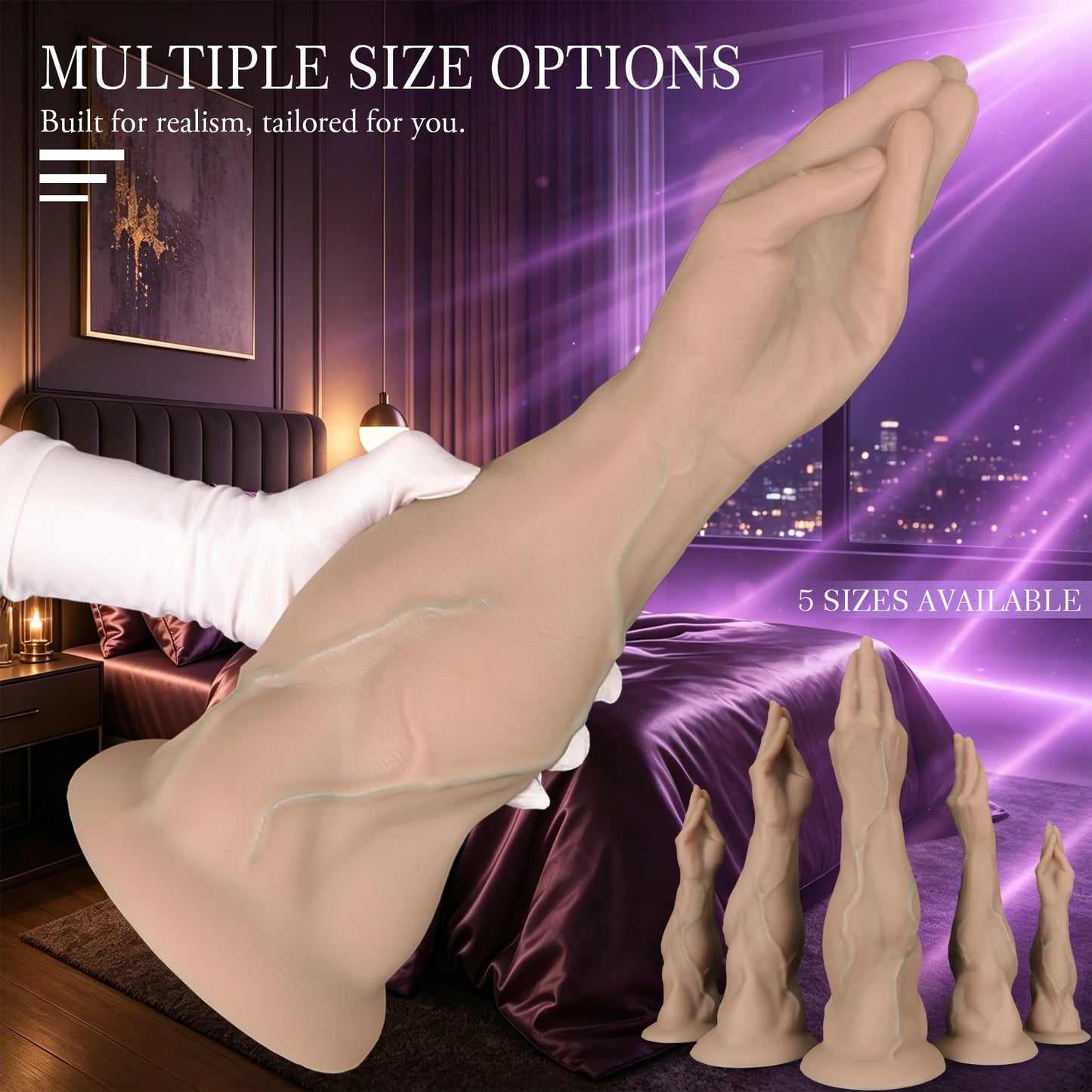 5 Sizes Huge Anal Plug Thick Arm Buttplug Silicone Suction Cup Veins Texture Palm Dildo Adult Sex Toy For Women Gay Masturbation