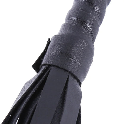 Faux Leather Pimp Whip Racing Riding Crop Party Flogger Queen Black Horse Riding Whip New