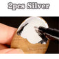 1/2pcs Mirror Marker Pen DIY Reflective Paint Pens Mirror Markers Chrome Gold/Silver Marker Signature Car Styling Art Craftwork