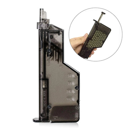 Airsoft Plastic BB Speed loader 155 Rounds War Games Combat Tactical BB Loader Paintball Outdoor Hunting Accessory