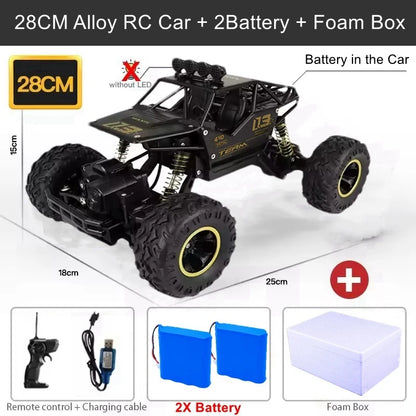 Oike RC Car Remote Control Climbing Vehicle Outdoor All Terrain 4X4 Off-road Trucks Rock Climber 4WD Buggy Racing Drift Cars Toy