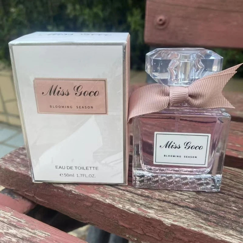 Miss Flower Blooming Season Perfume, Women's Floral Musk & Jasmine Spray, Long Lasting Fruity Fragrance, Seductive Romance Gift