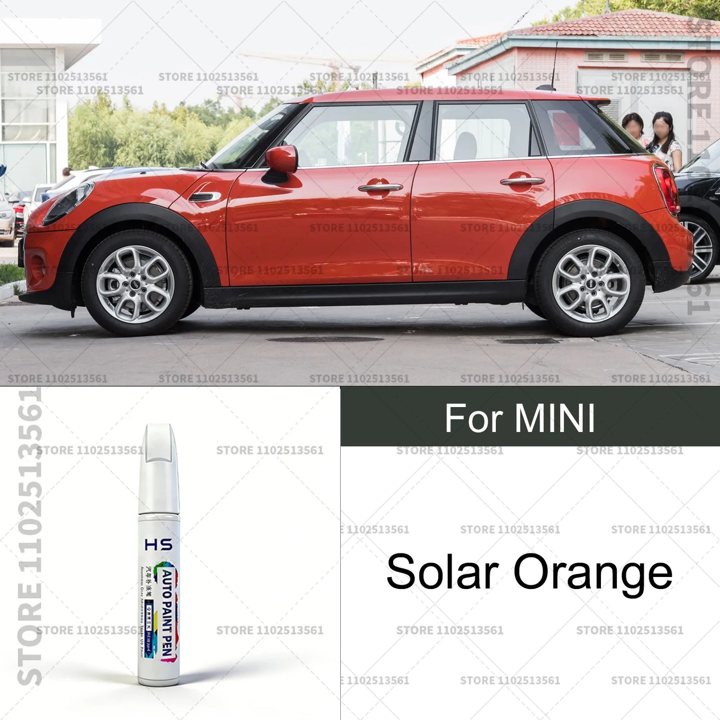 Car Paint Repair Pen Touch Up Scratch Remover DIY Auto Accessories For 2001-2025 MINI Black White lsland Blue Gold Green Grey