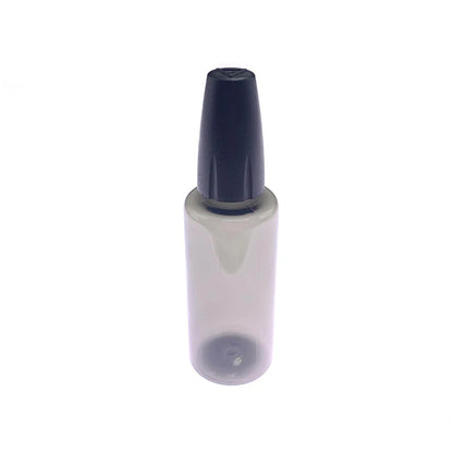 30/50ML PET Clear Vial with Long Thin Needle Tip Dropper for Smoking Oil Accessories Liquid Jar for Essential Oil Storage