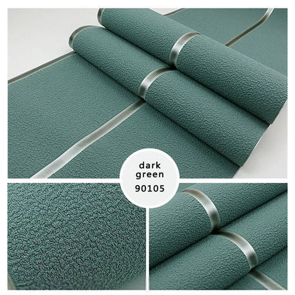 Modern Deerskin Velvet Wallpaper Non-woven Fabric 3D Stripe Living Room Bedroom TV Background Wall Paper טפט לקיר Home Decor