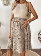 The new 2025 summer elegant lace patchwork Bohemian maternity dress