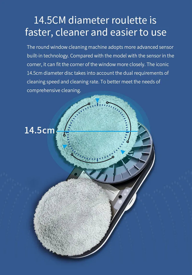 Window-cleaning robot, ultra-fine cleaning robot, window-cleaning robot, window-cleaning robot